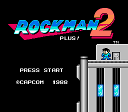 Rockman 2 Plus! Title Screen